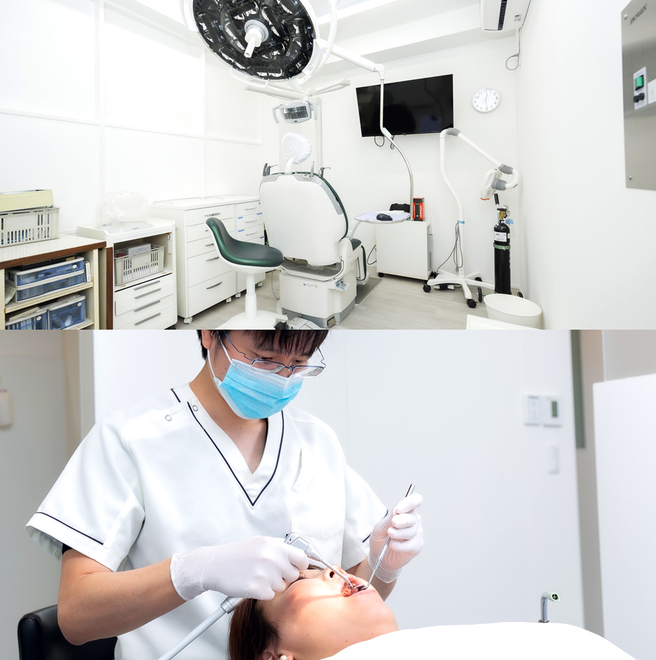 院内施設、施術の様子